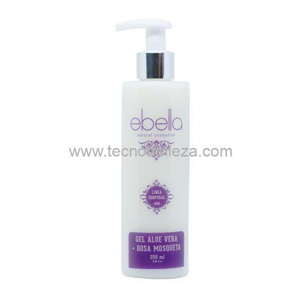 Gel aloe vera + rosa mosqueta corporal 250 ml.