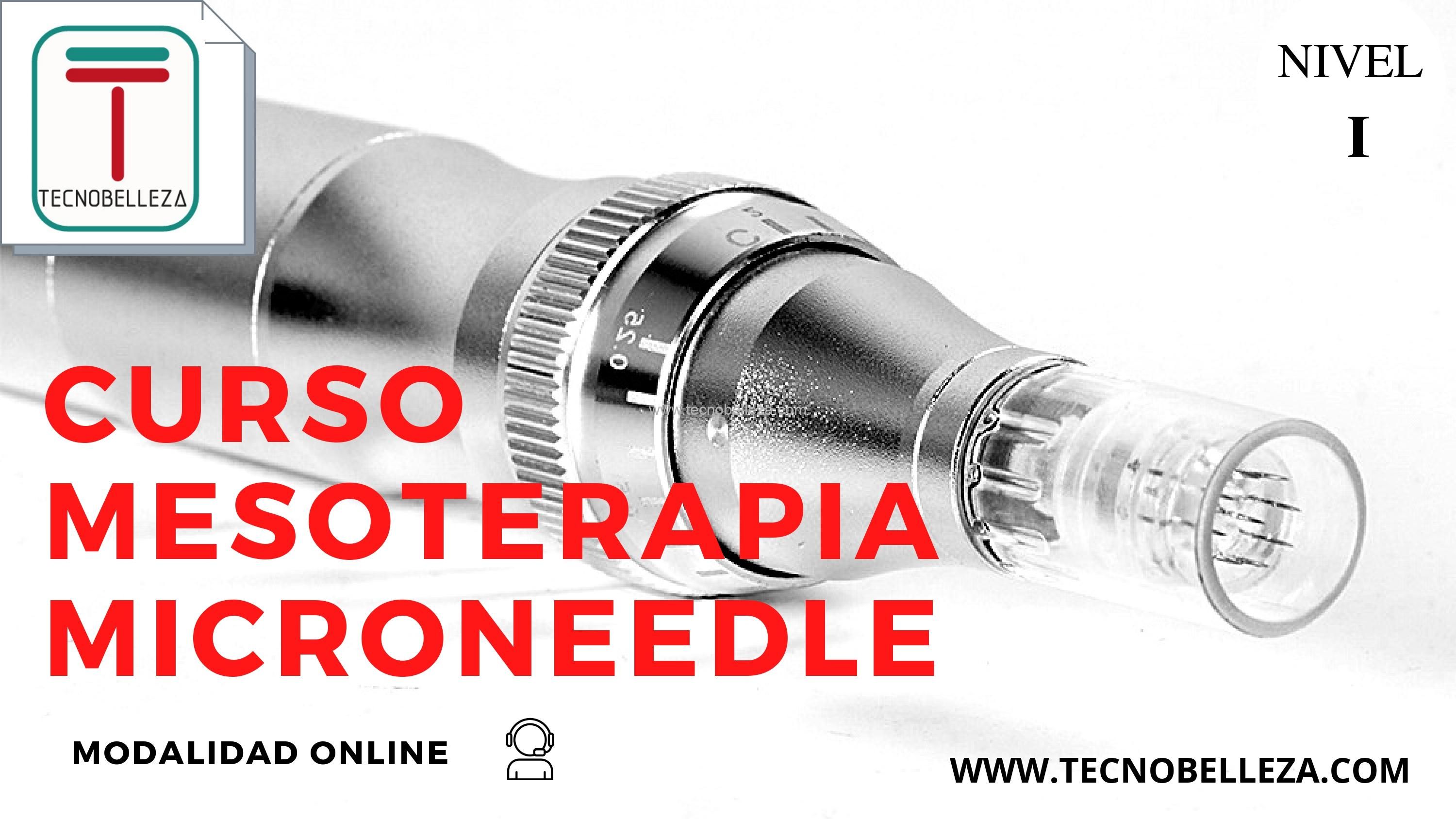 Curso online de mesoterapia con MICRONEEDLE