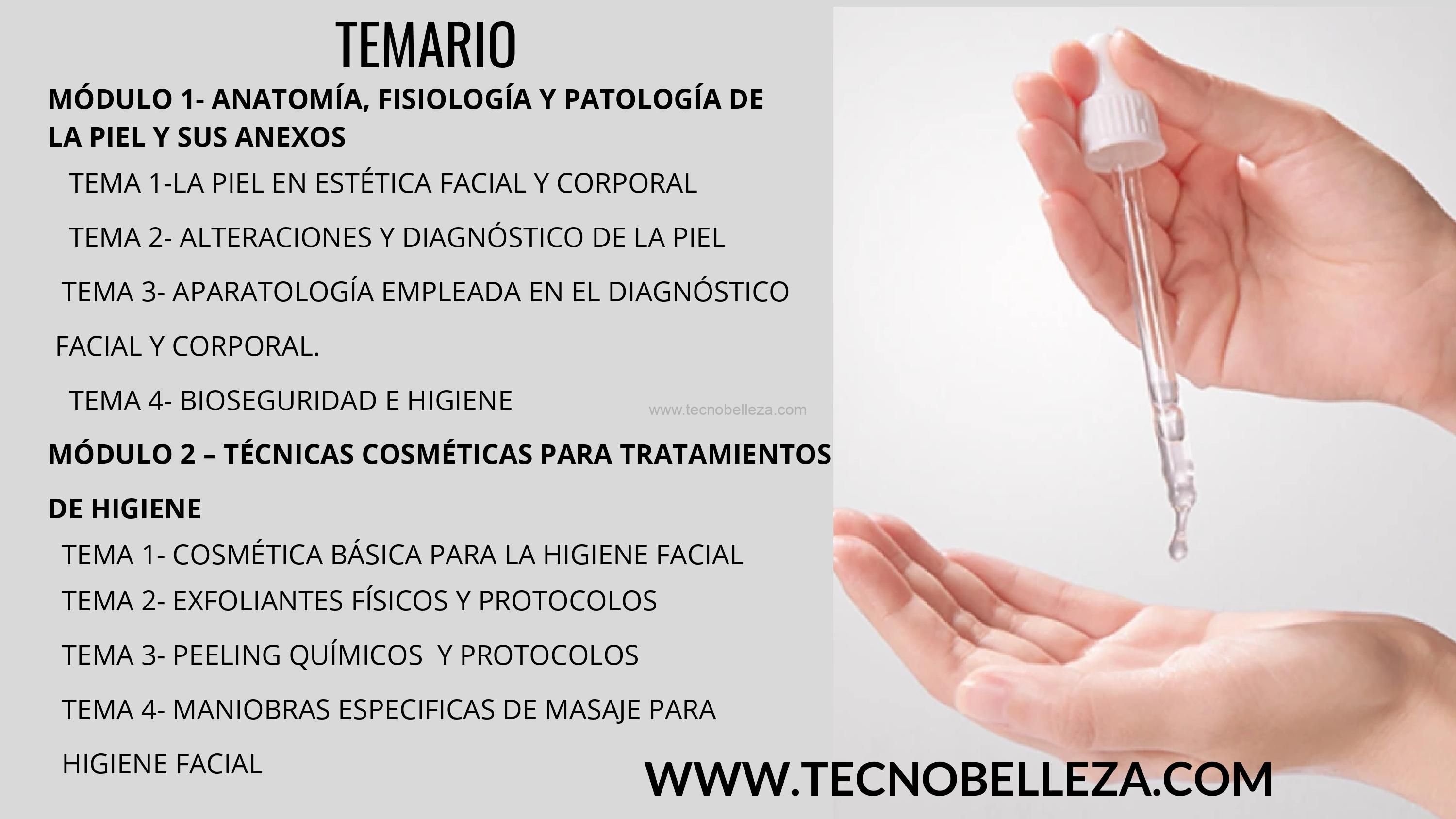CURSO ONLINE DE HIGIENE FACIAL NIVEL I - Imagen 2