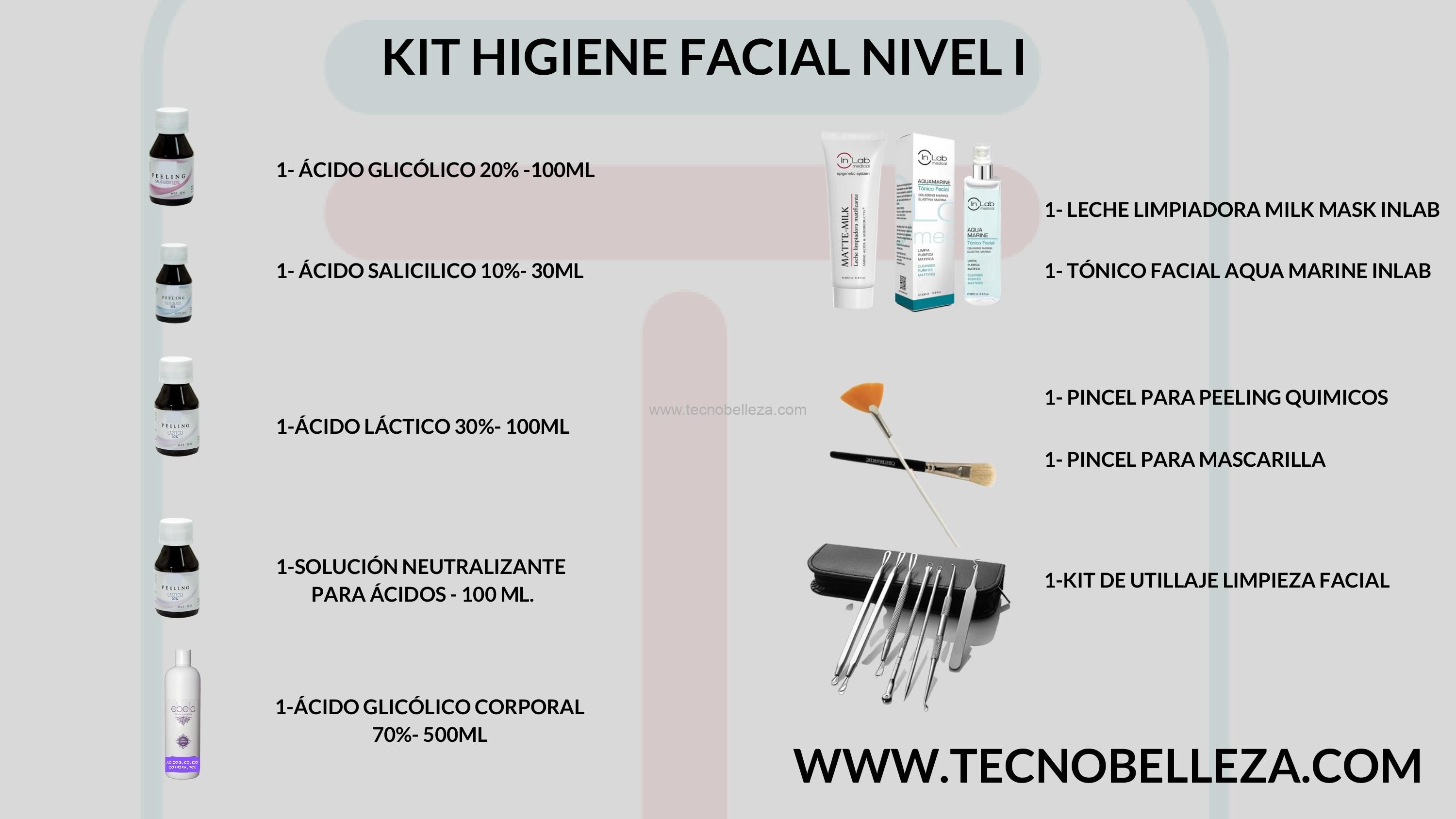 CURSO DE HIGIENE FACIAL NIVEL I + KIT DE PEELINGS - Imagen 3