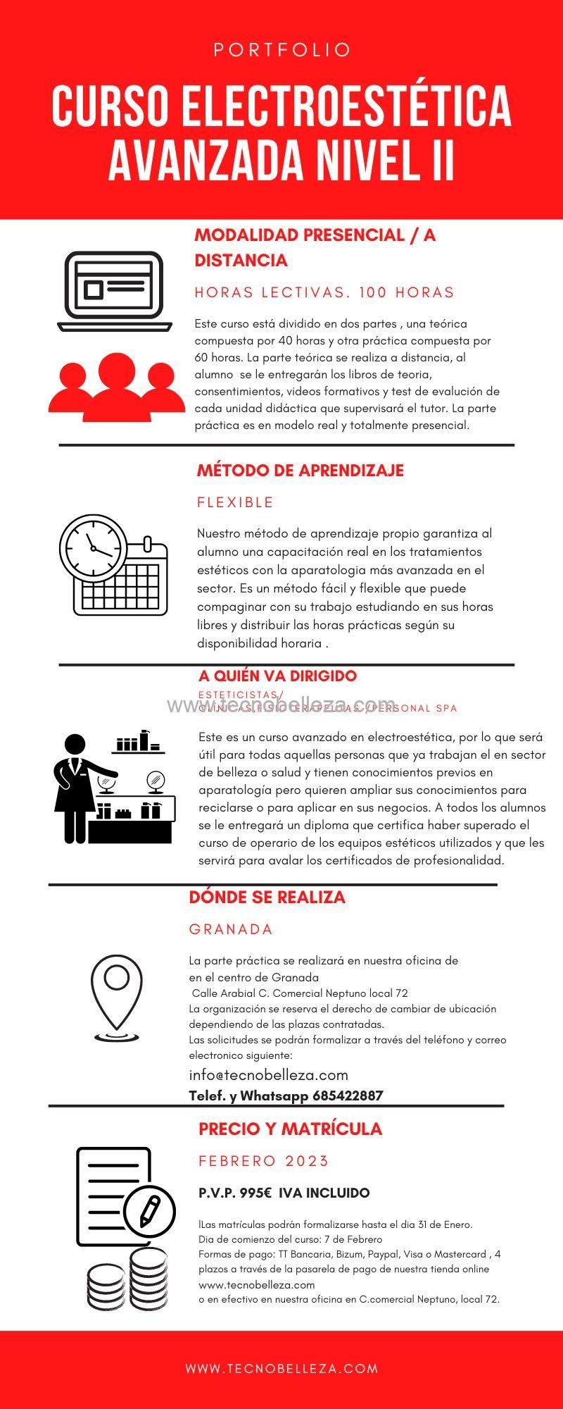 CURSO DE EN ELECTROESTÉTICA AVANZADA PRESENCIAL / ONLINE - Imagen 2
