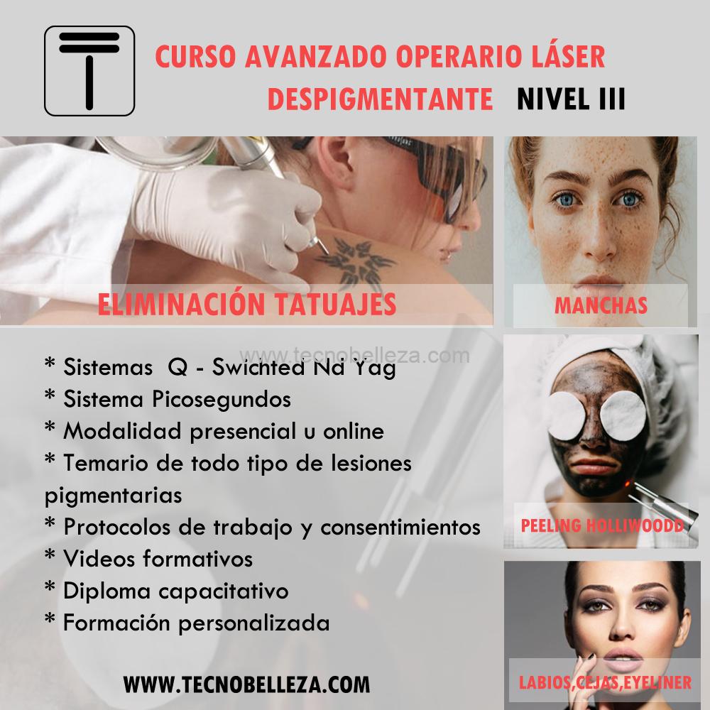 Curso Operario Láser Despigmentante Online - Imagen 2
