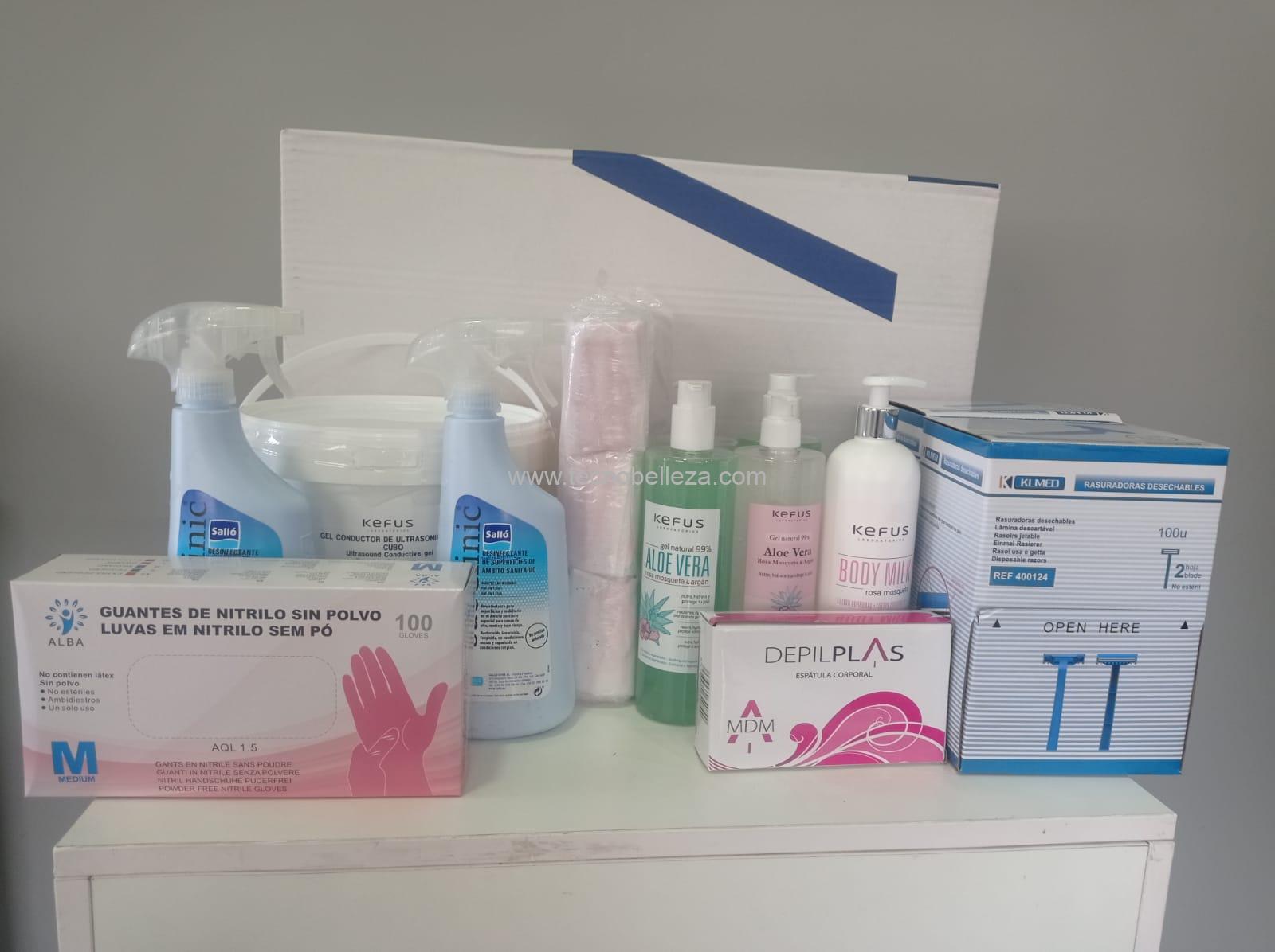 Pack premium material estética depilación